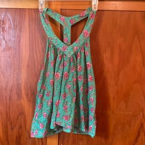 Tank top green and pink